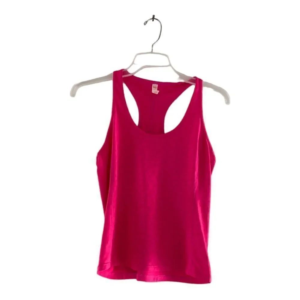 Lucy Hot Pink Racerback Workout Tank Top Size Medium